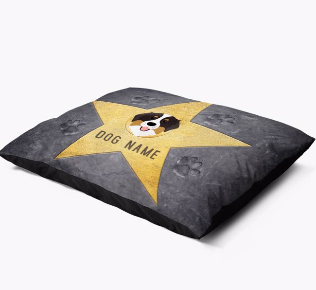 'Star of Fame' - Personalised {breedFullName} Dog Bed